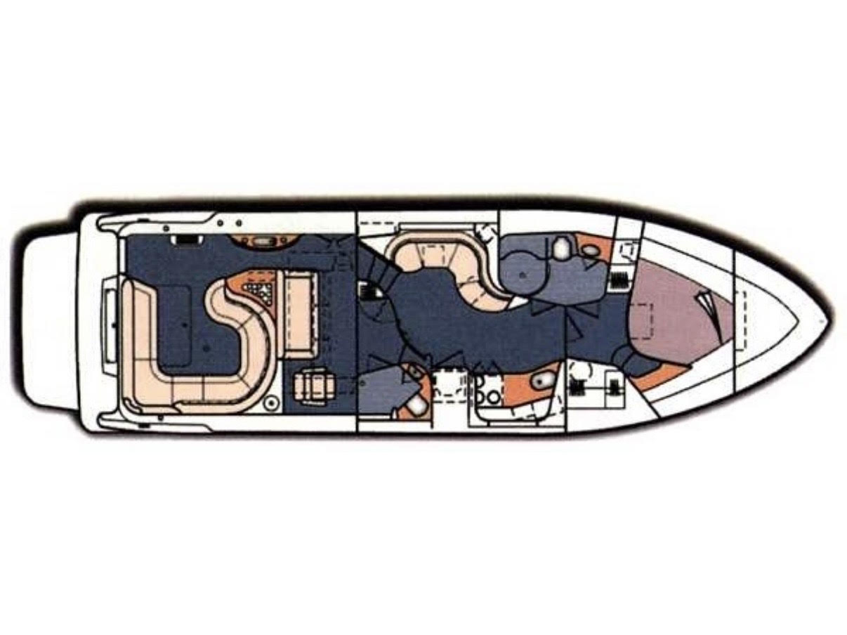Sea Ray 450 Sundancer layout